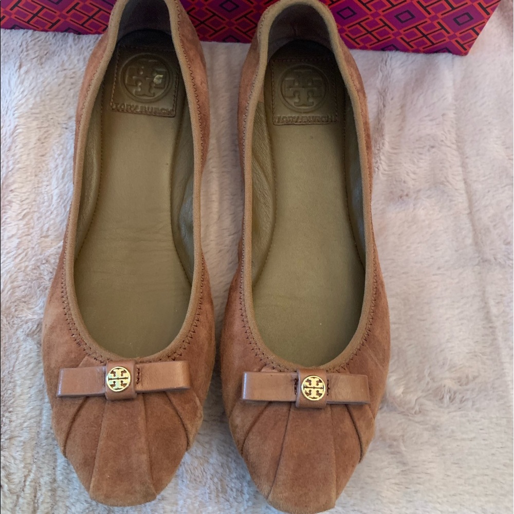 Tory Burch Suede Flats